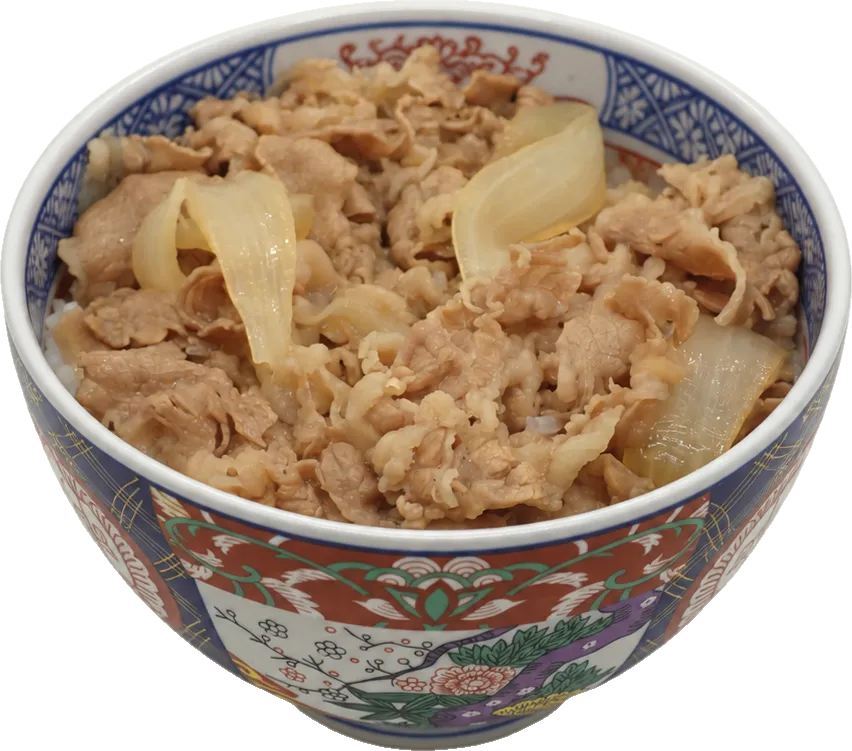 牛丼の丼。